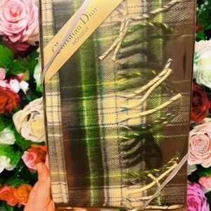 Christian Dior Plaid Scarf
